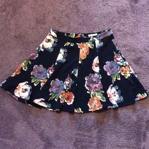 Lush brand floral skirt!